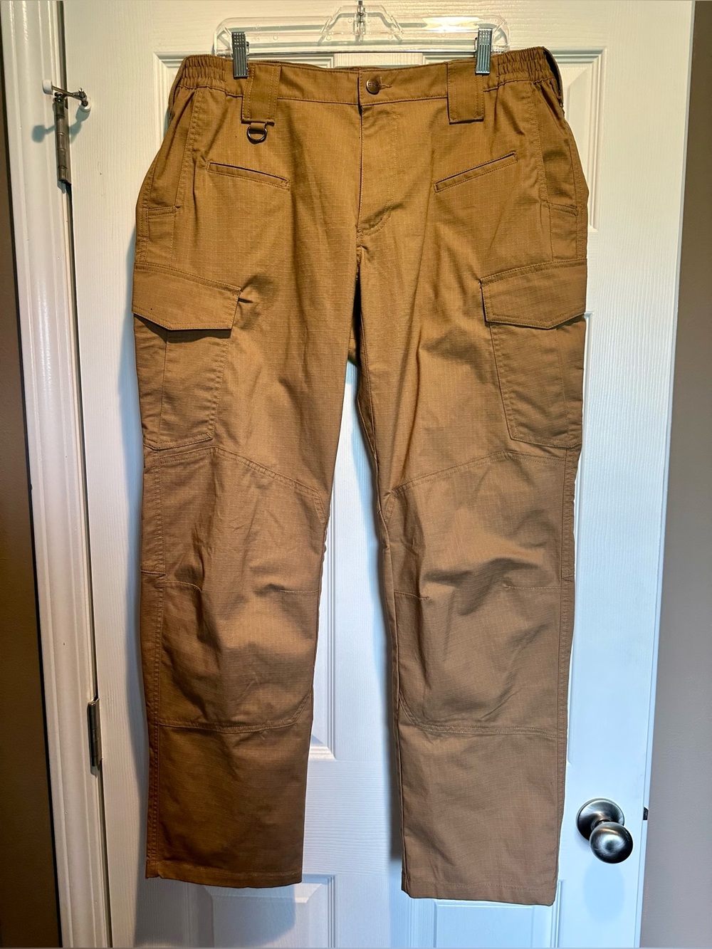 CQR Tactical Men's Cargo Work Pants - Beige